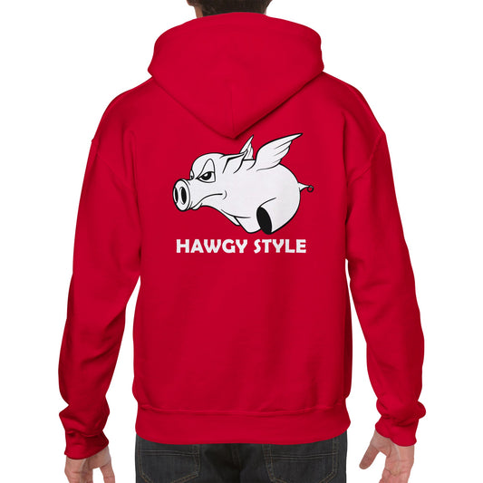 Red Hawgy Style Unisex Pullover Hoodie